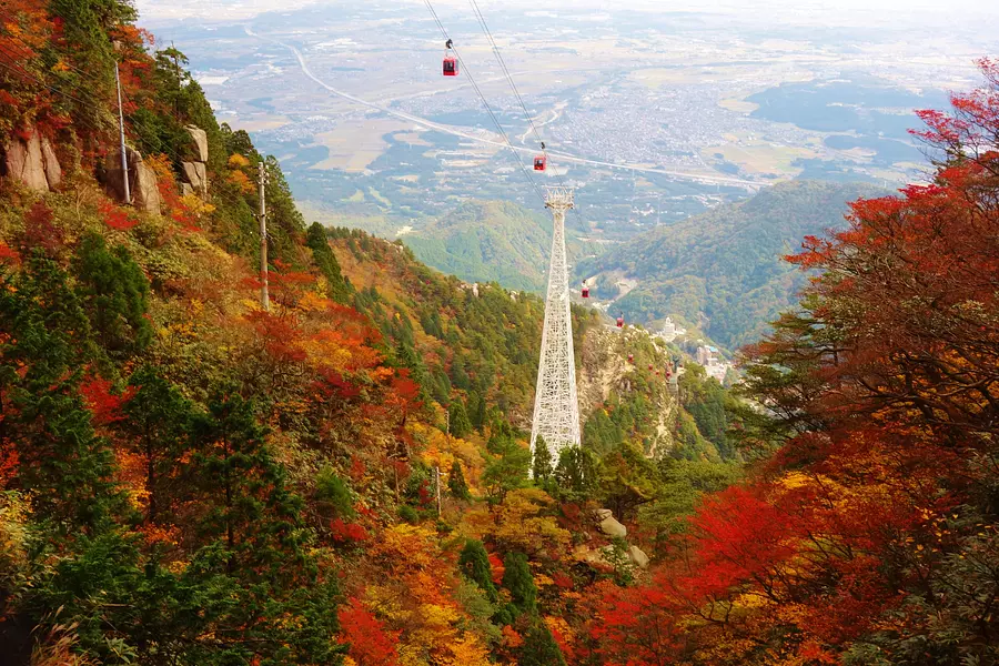 ＜コース番号：T2833＞【大阪発着】美しき三段紅葉！絶景紅葉の御在所岳ロープウェイ！と「源泉掛け流し」の湯の山温泉でご昼食会席