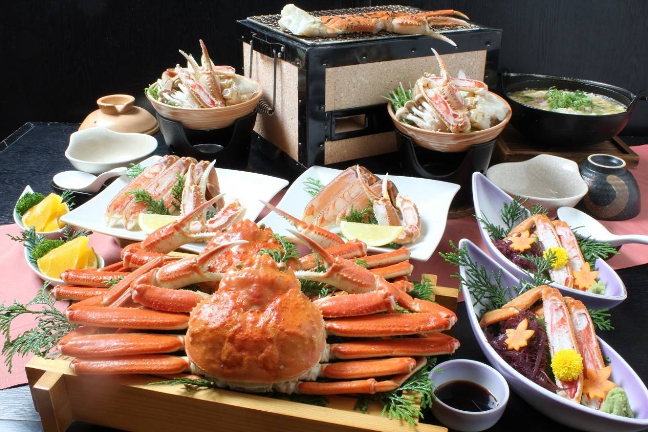 ＜コース番号：T2883＞【大阪発着】料理自慢の宿「湯元館」で食す！炭火焼き！「丹後特選がにフルコース」